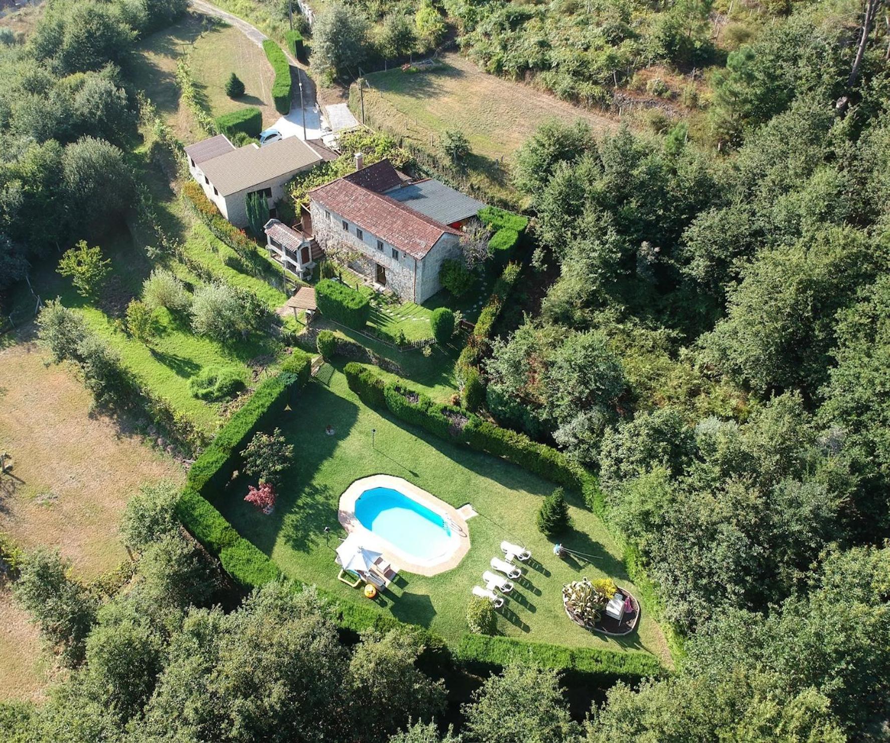 Casa Rural O Carballo Da Pedra La Caniza Kültér fotó